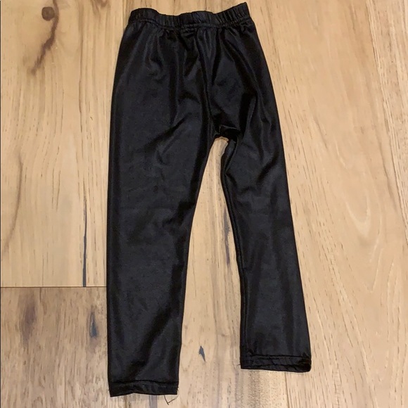 ❤️ Toddler Shiny black legging - Picture 3 of 3